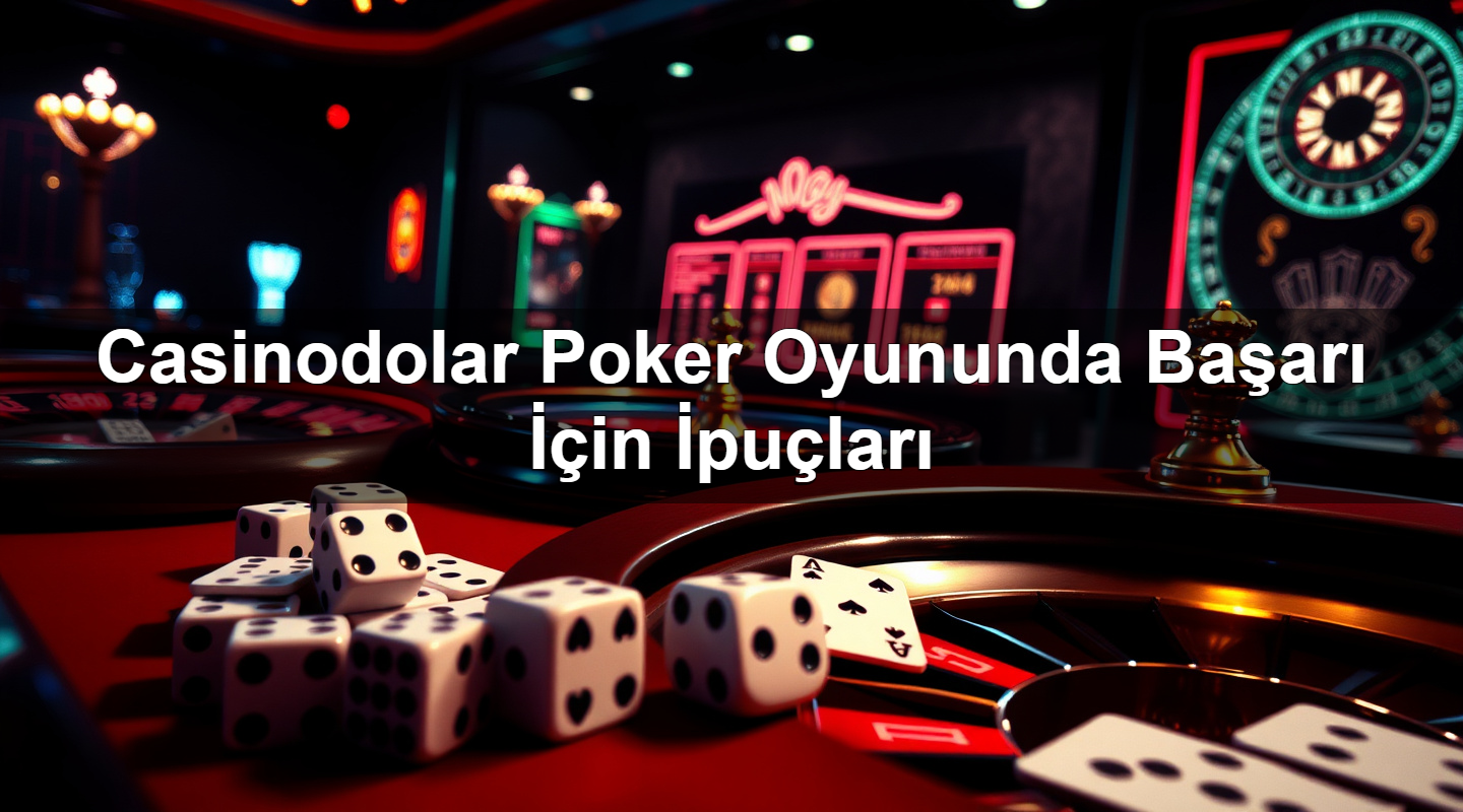 casinodolar poker oyununda ba ar i in i pu lar 1783374528916